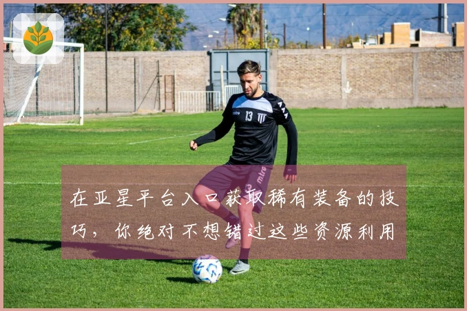 在亚星平台入口获取稀有装备的技巧，你绝对不想错过这些资源利用方法